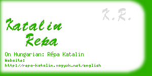 katalin repa business card