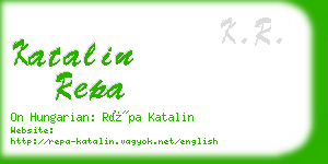 katalin repa business card